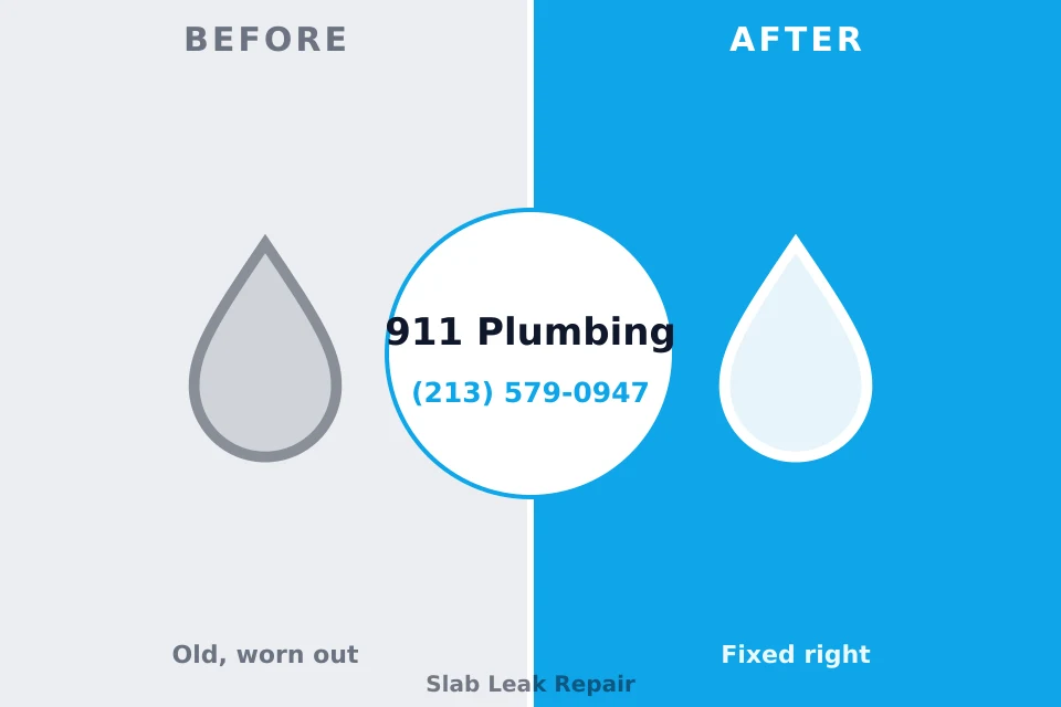 Before and after: plumbing company Wagner, SD